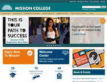 Tablet Screenshot of faculty.missioncollege.org